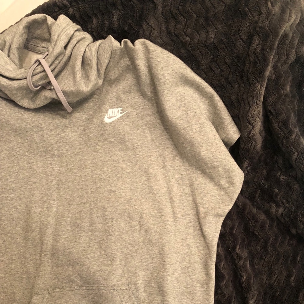 Nike cowl neck short sleeve sweatshirt